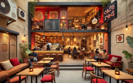 Cafe Red: Your Premier Cafe Destination in Shahpur Jat, Delhi
