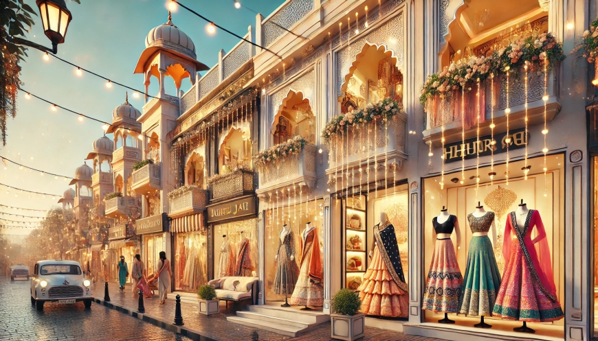 Shahpur Jat Delhi Lehenga designers Fashion Designer Stores and Bridal Lehenga Boutiques