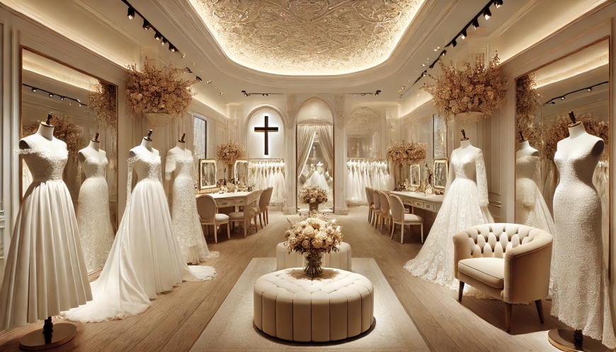 GRACE Christian Wedding Gown Boutique Bridal Excellence in Shahpur Jat Delhi
