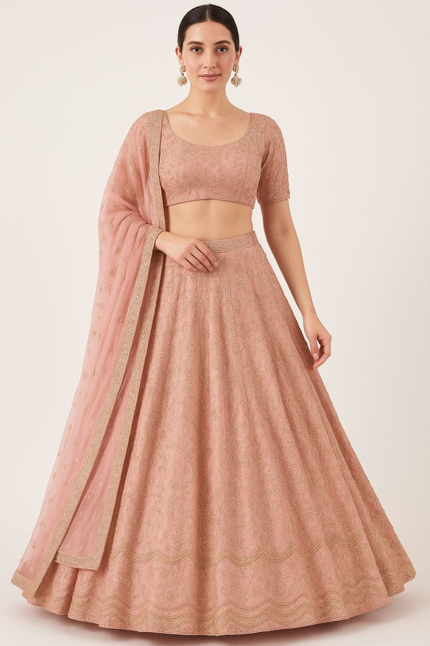 Shiva Jangra - Dreamy Pastel Bridal Lehengas with Metallic Embellishments | Shahpur Jat Delhi